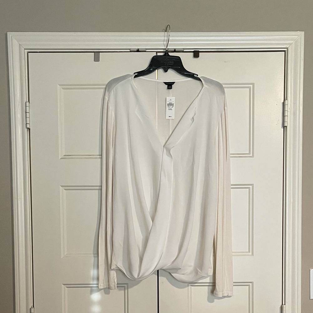 White long sleeved blouse